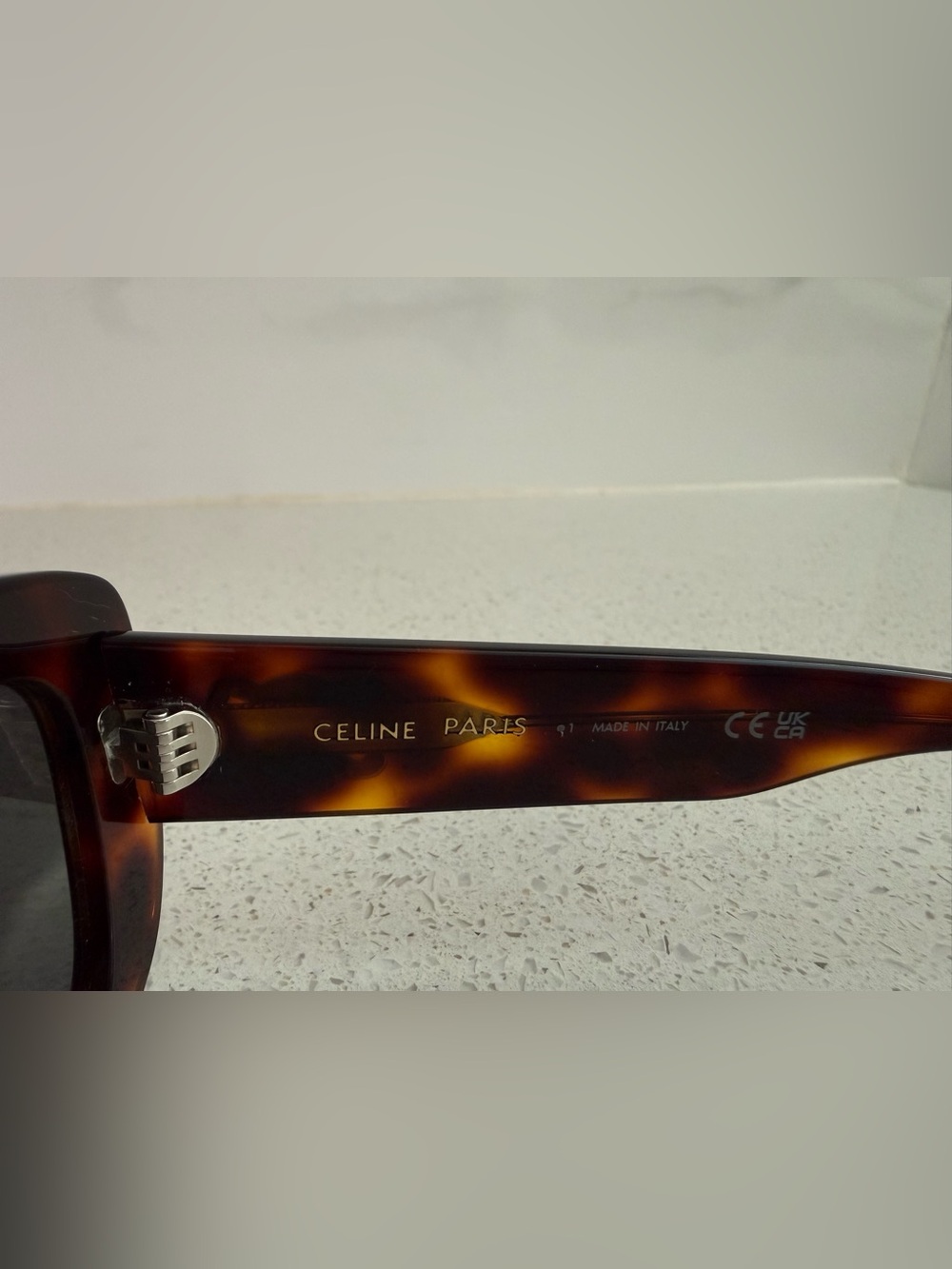 Celine Triomphe Dark Havana Sunglasses - Picture 5 of 7